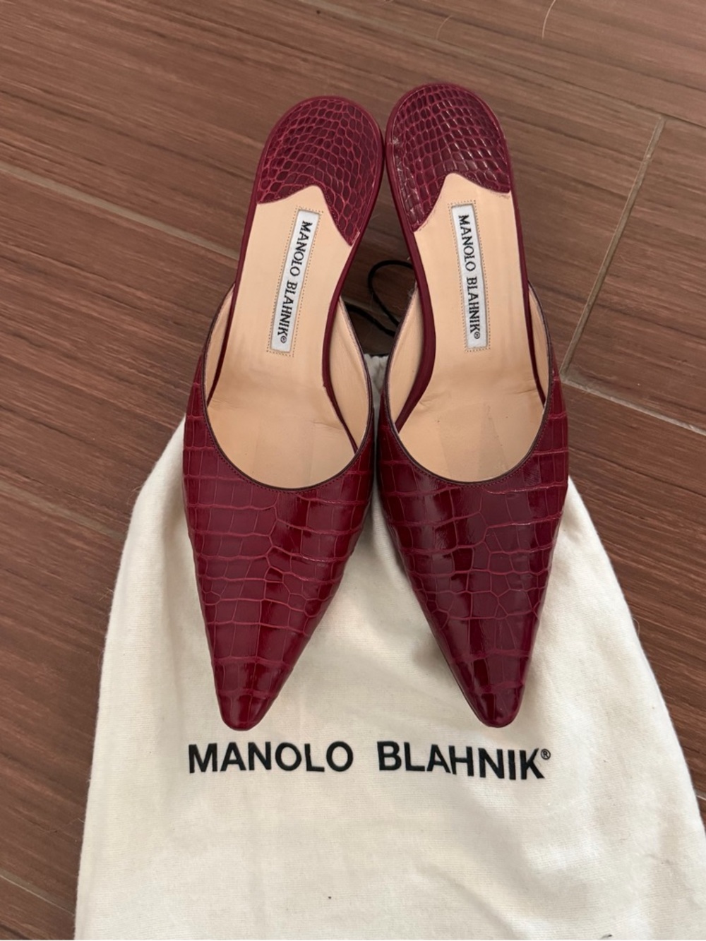 Vintage Manolo Blahnink mules